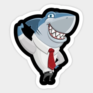 Shark Illustration Sticker